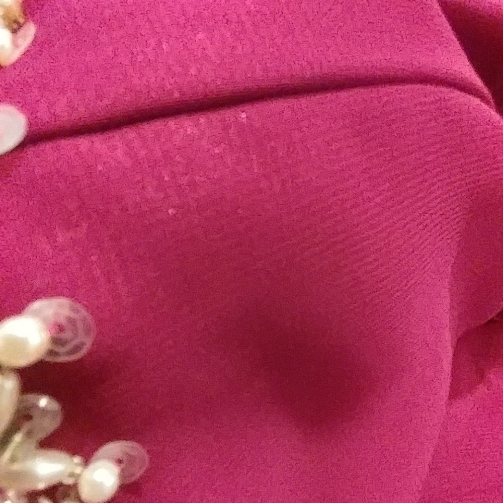 Vintage Raspberry Optional Strapless Formal Dress - image 6